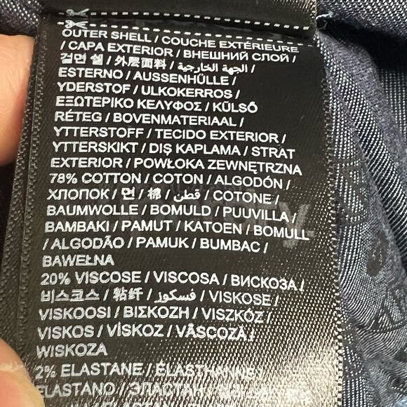 IDRIS ELBA X SUPERDRY Monogram Edition Full Zipper Bomber Jacket Blue Size Small - Picture 15 of 16